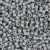 Miyuki delica Beads 11/0 - Matted opaque ghost grey ab DB-1598 